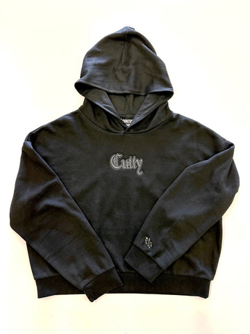 Ladies -  BOX hoody in BLACK