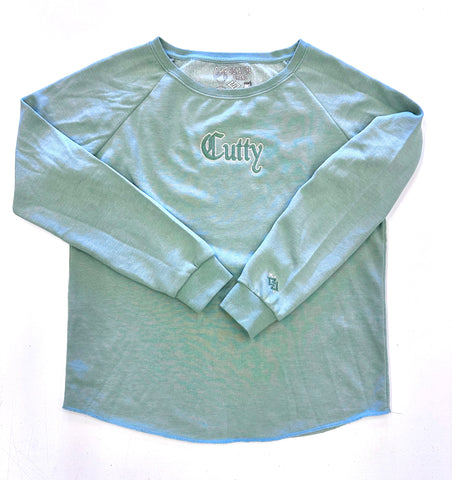 Ladies - CREW sweatshirt in SAGE