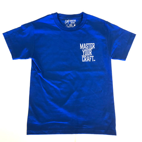 T-shirt “Master Your Craft” in Royal Blue