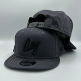 Snapback - 1Liner in BLACK Classic Puff on “Charcoal”