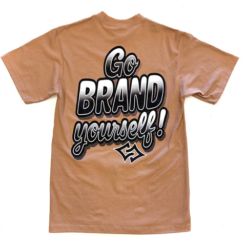 Tshirt - Go BRAND Yourself! Khaki