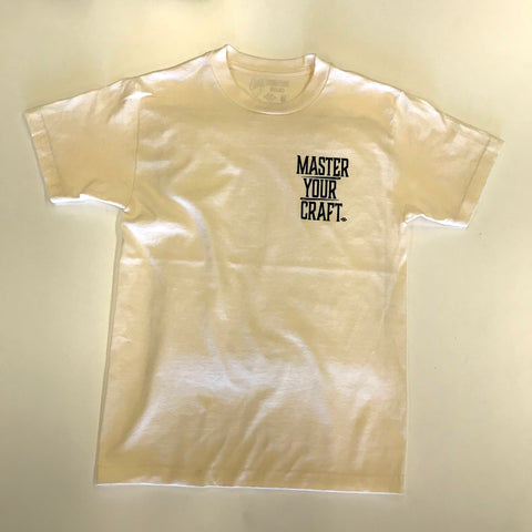 T-shirt “Master Your Craft” in Cream