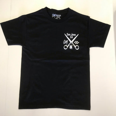 T-shirt “Committed to Custom” in Black