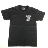T-shirt “Master Your Craft” in Tar (Charcoal)